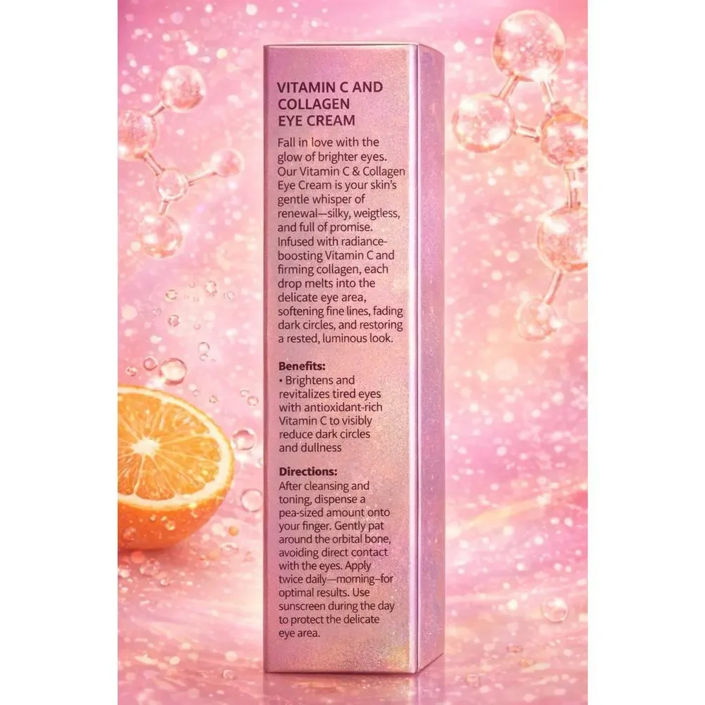 Manna Kadar - Vitamin C & Collagen Eye Cream - 1.69 fl oz - Brightening Firming